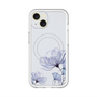 スリムプロテクションプレミアムケース with MagSafe［ Natural Flower - blue ］