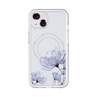 スリムプロテクションプレミアムケース with MagSafe［ Natural Flower - blue ］