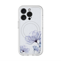 スリムプロテクションプレミアムケース with MagSafe［ Natural Flower - blue ］