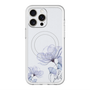 スリムプロテクションプレミアムケース with MagSafe［ Natural Flower - blue ］