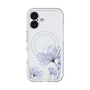 スリムプロテクションプレミアムケース with MagSafe［ Natural Flower - blue ］