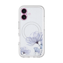スリムプロテクションプレミアムケース with MagSafe［ Natural Flower - blue ］
