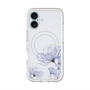 スリムプロテクションプレミアムケース with MagSafe［ Natural Flower - blue ］