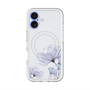 スリムプロテクションプレミアムケース with MagSafe［ Natural Flower - blue ］