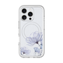 スリムプロテクションプレミアムケース with MagSafe［ Natural Flower - blue ］