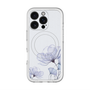 スリムプロテクションプレミアムケース with MagSafe［ Natural Flower - blue ］