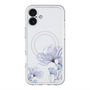 スリムプロテクションプレミアムケース with MagSafe［ Natural Flower - blue ］