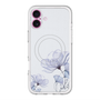 スリムプロテクションプレミアムケース with MagSafe［ Natural Flower - blue ］