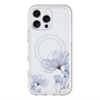スリムプロテクションプレミアムケース with MagSafe［ Natural Flower - blue ］