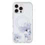 スリムプロテクションプレミアムケース with MagSafe［ Natural Flower - blue ］