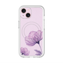 スリムプロテクションプレミアムケース with MagSafe［ Natural Flower - Purple ］