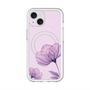 スリムプロテクションプレミアムケース with MagSafe［ Natural Flower - Purple ］