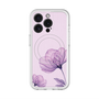 スリムプロテクションプレミアムケース with MagSafe［ Natural Flower - Purple ］
