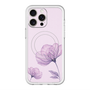スリムプロテクションプレミアムケース with MagSafe［ Natural Flower - Purple ］