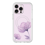 スリムプロテクションプレミアムケース with MagSafe［ Natural Flower - Purple ］