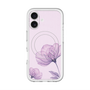 スリムプロテクションプレミアムケース with MagSafe［ Natural Flower - Purple ］