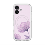 スリムプロテクションプレミアムケース with MagSafe［ Natural Flower - Purple ］