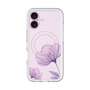 スリムプロテクションプレミアムケース with MagSafe［ Natural Flower - Purple ］