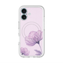 スリムプロテクションプレミアムケース with MagSafe［ Natural Flower - Purple ］