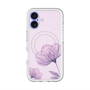 スリムプロテクションプレミアムケース with MagSafe［ Natural Flower - Purple ］