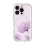 スリムプロテクションプレミアムケース with MagSafe［ Natural Flower - Purple ］