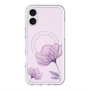 スリムプロテクションプレミアムケース with MagSafe［ Natural Flower - Purple ］