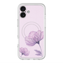 スリムプロテクションプレミアムケース with MagSafe［ Natural Flower - Purple ］