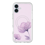スリムプロテクションプレミアムケース with MagSafe［ Natural Flower - Purple ］