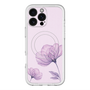 スリムプロテクションプレミアムケース with MagSafe［ Natural Flower - Purple ］
