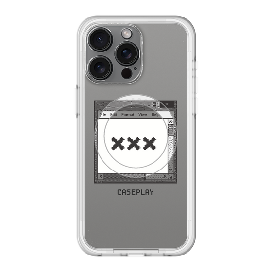 スリムプロテクションプレミアムケース with MagSafe［ ××× ］