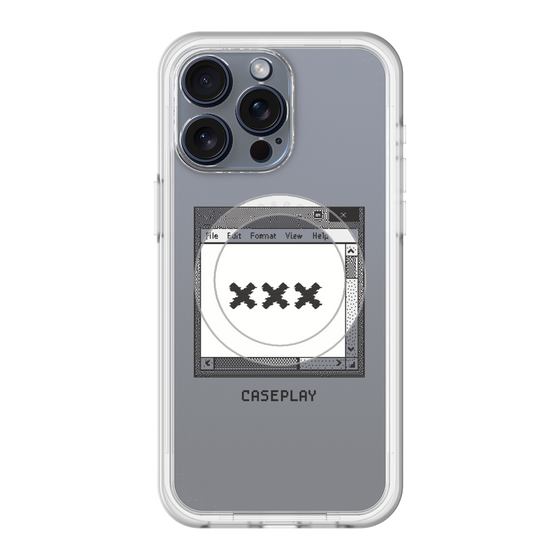 スリムプロテクションプレミアムケース with MagSafe［ ××× ］