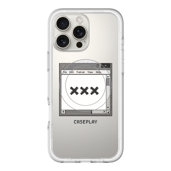 スリムプロテクションプレミアムケース with MagSafe［ ××× ］