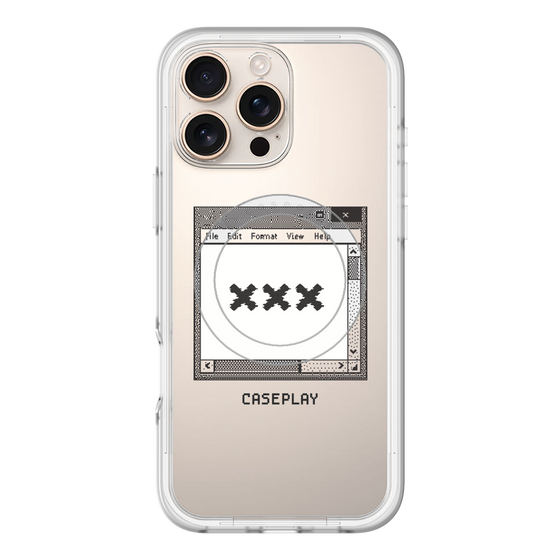 スリムプロテクションプレミアムケース with MagSafe［ ××× ］
