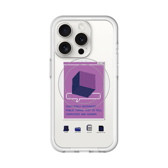 スリムプロテクションプレミアムケース with MagSafe［ Cube ］
