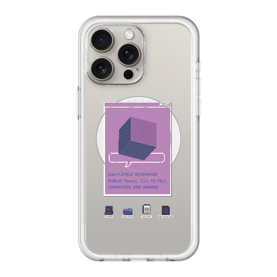 スリムプロテクションプレミアムケース with MagSafe［ Cube ］