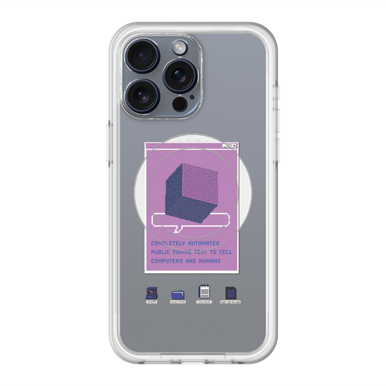 スリムプロテクションプレミアムケース with MagSafe［ Cube ］