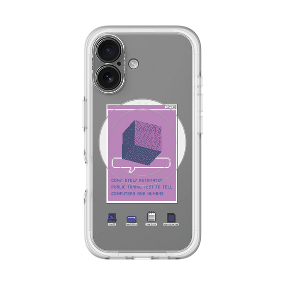 スリムプロテクションプレミアムケース with MagSafe［ Cube ］