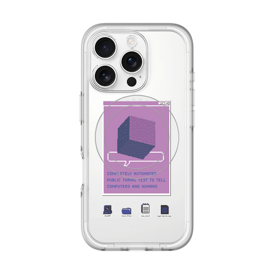 スリムプロテクションプレミアムケース with MagSafe［ Cube ］