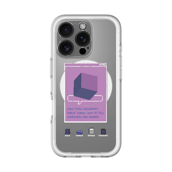 スリムプロテクションプレミアムケース with MagSafe［ Cube ］