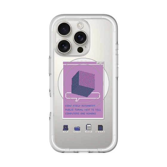 スリムプロテクションプレミアムケース with MagSafe［ Cube ］
