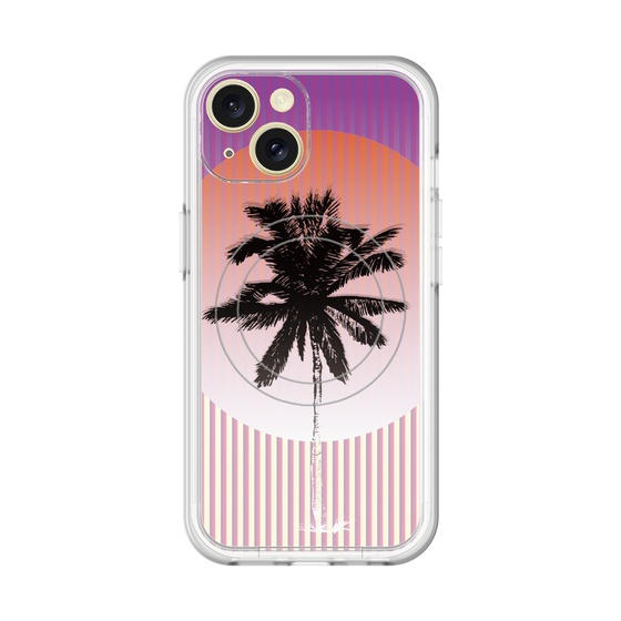 スリムプロテクションプレミアムケース with MagSafe［ Palm Tree ］