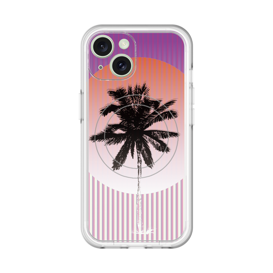 スリムプロテクションプレミアムケース with MagSafe［ Palm Tree ］