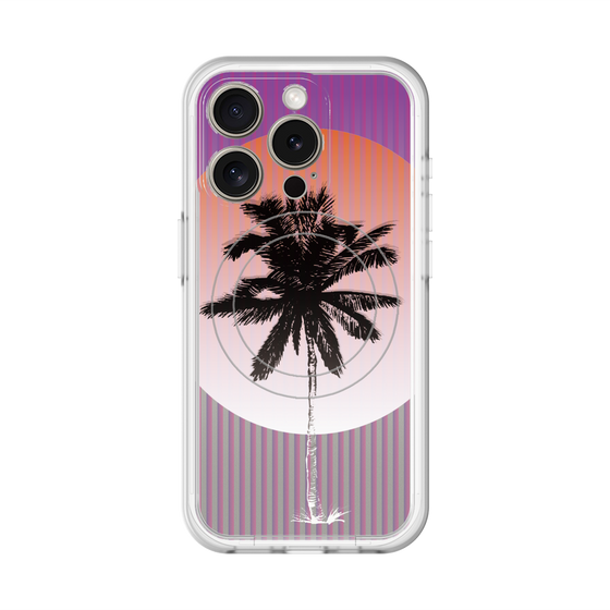 スリムプロテクションプレミアムケース with MagSafe［ Palm Tree ］