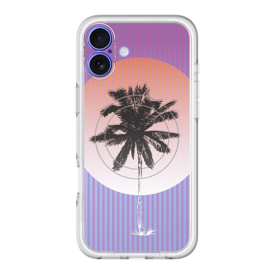 スリムプロテクションプレミアムケース with MagSafe［ Palm Tree ］