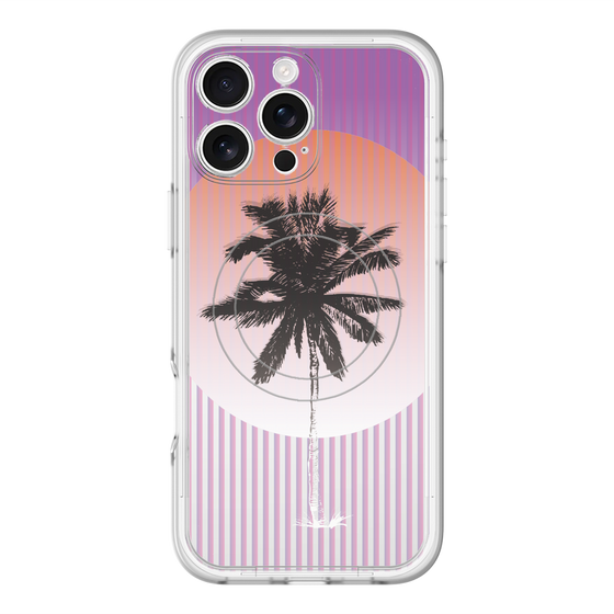 スリムプロテクションプレミアムケース with MagSafe［ Palm Tree ］