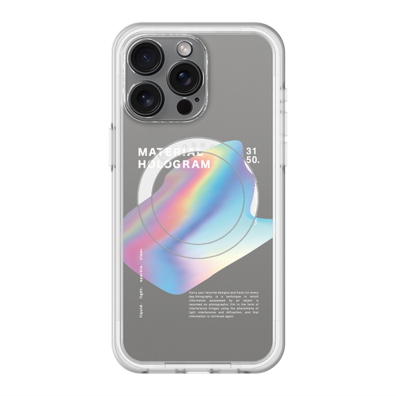 スリムプロテクションプレミアムケース with MagSafe［ Liquid Blue ］