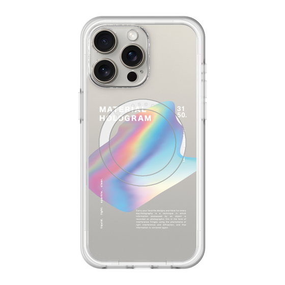スリムプロテクションプレミアムケース with MagSafe［ Liquid Blue ］