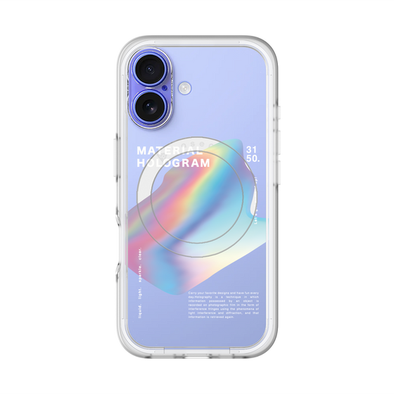 スリムプロテクションプレミアムケース with MagSafe［ Liquid Blue ］