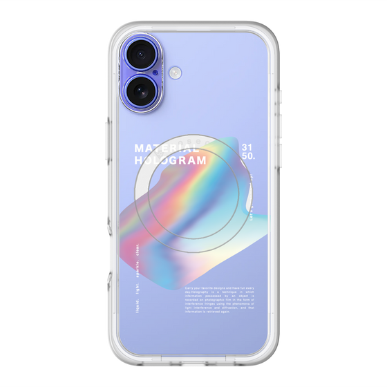 スリムプロテクションプレミアムケース with MagSafe［ Liquid Blue ］