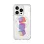 スリムプロテクションプレミアムケース with MagSafe［ Cube×3 ］